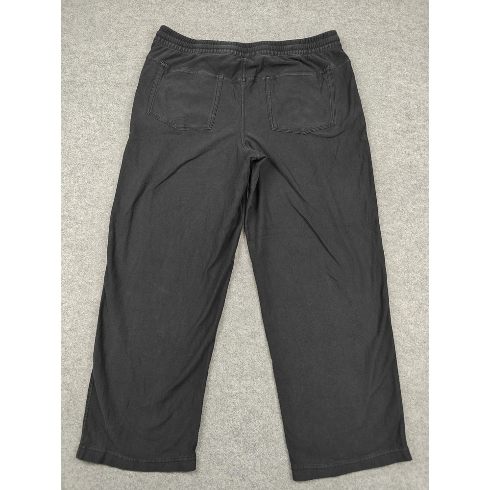 Athleta Pants Womens XL Gray Straight Leg Sweatpants Drawstring Waist Stretch - Picture 5 of 10
